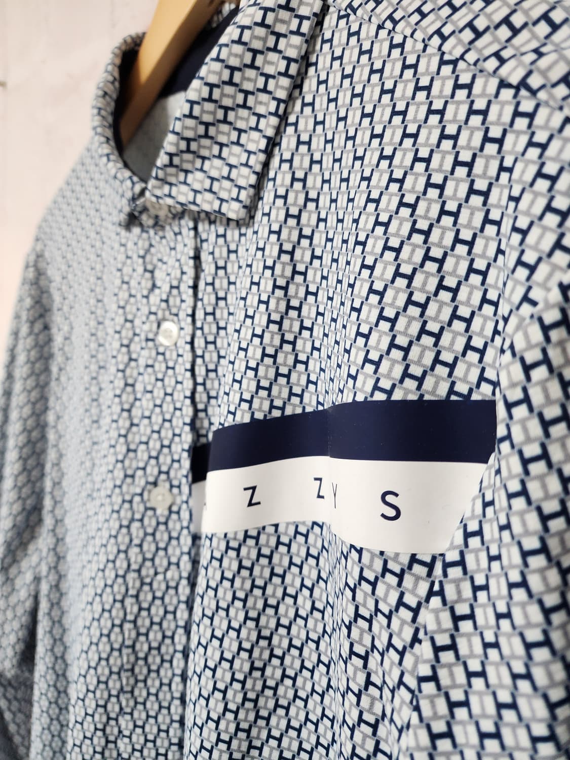 헤지스 남성 골프 긴팔 셔츠 상품이미지5