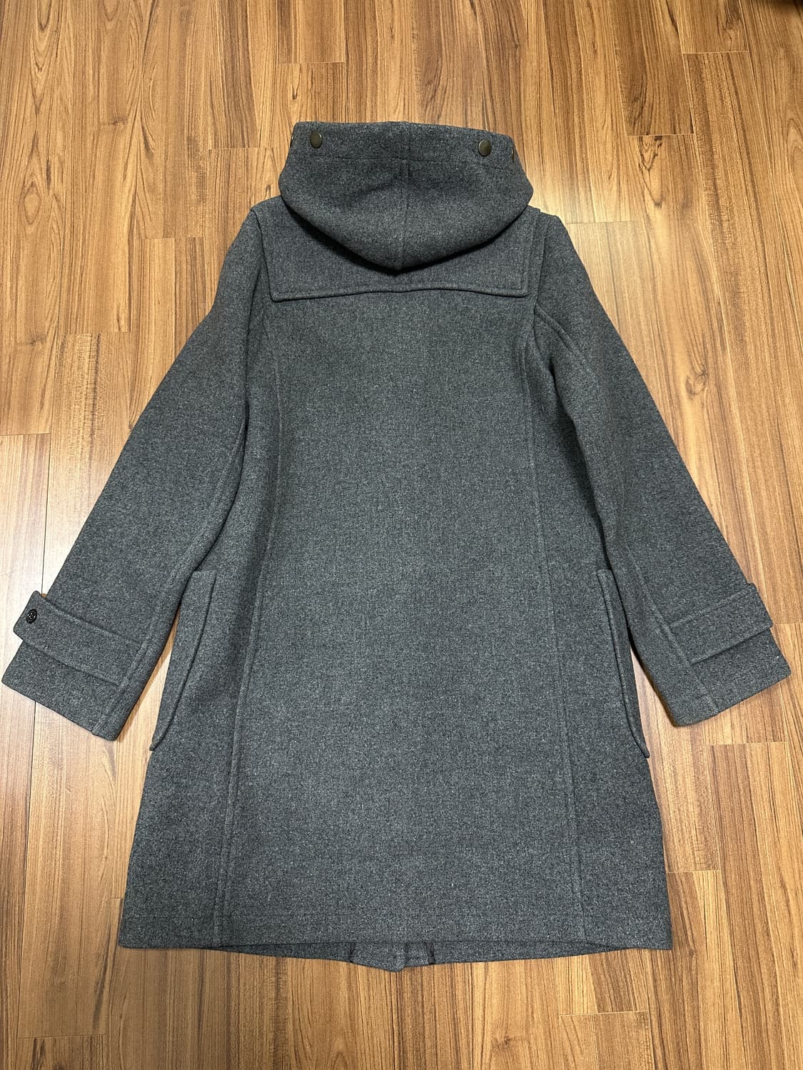 폴로진스 울 더플코트 그레이(여성 M) 상품이미지8