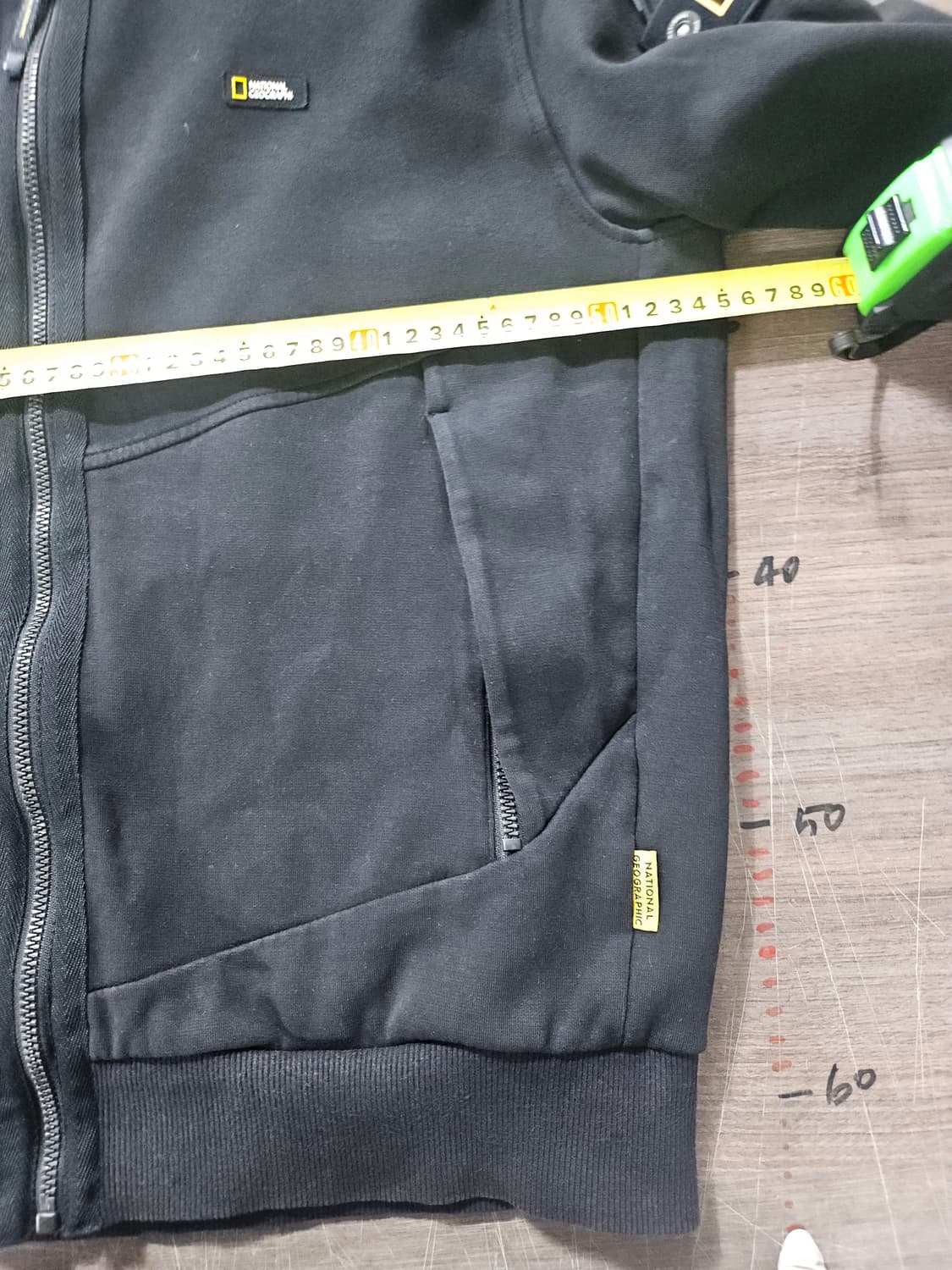 내셔널지오그래픽 블랙 후드 집업 95 상품이미지8