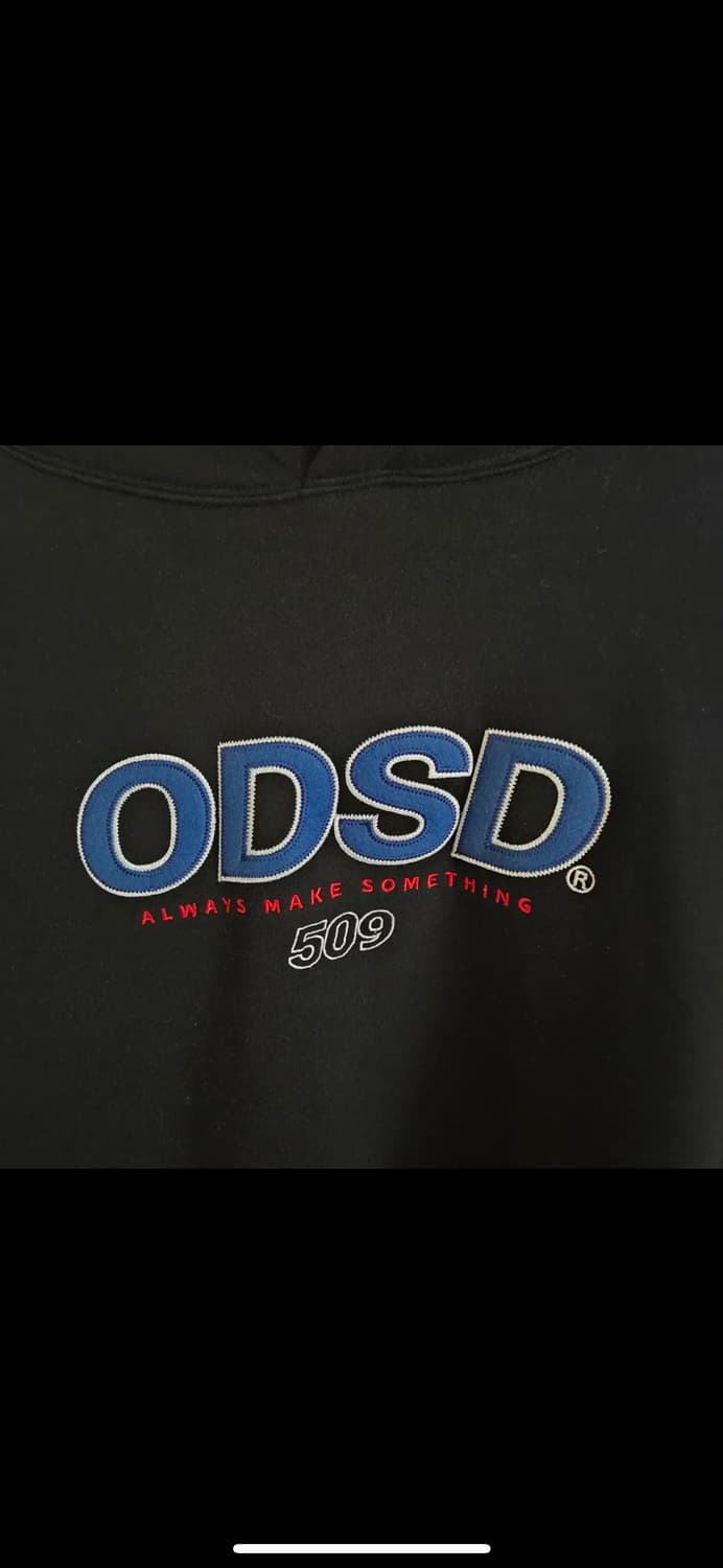 오드스튜디오 ODSD 로고 후드티 블랙 L 상품이미지2