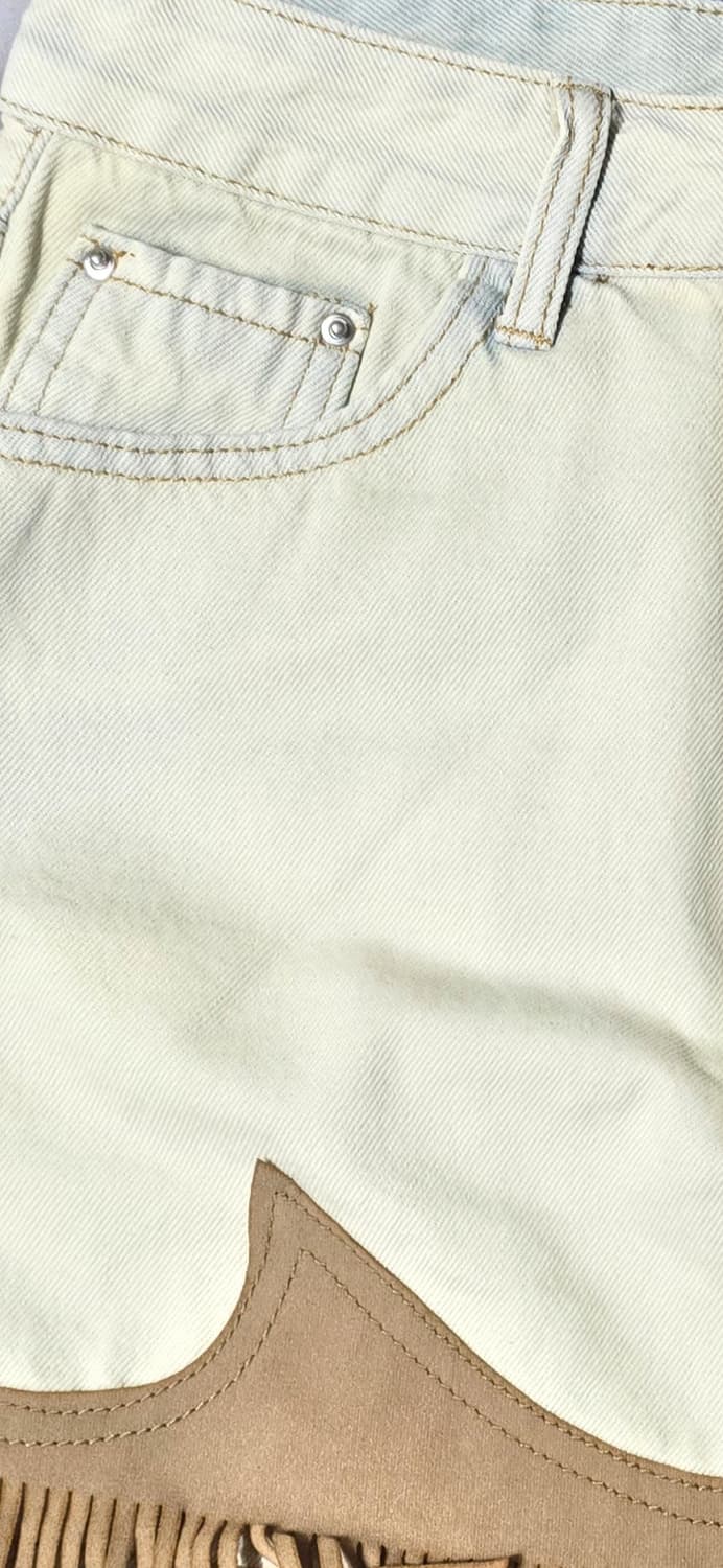 태슬 데님 미니 스커트 M 상품이미지4