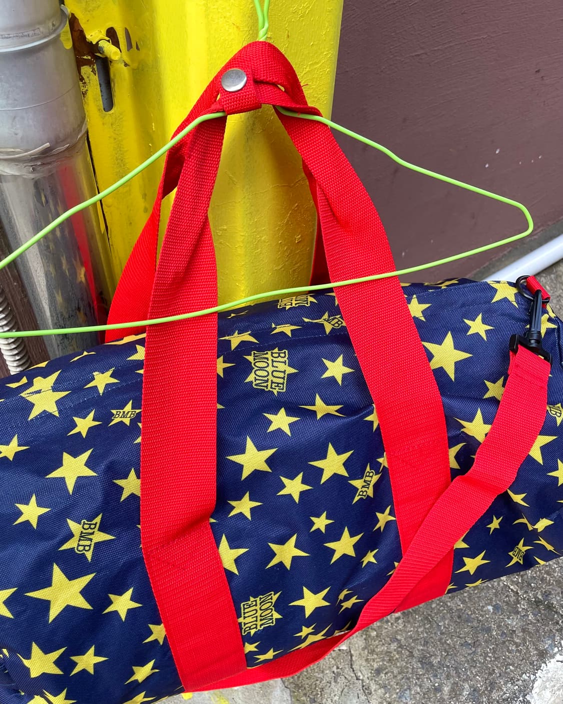 Yellow Star Navy Boston Bag 상품이미지7