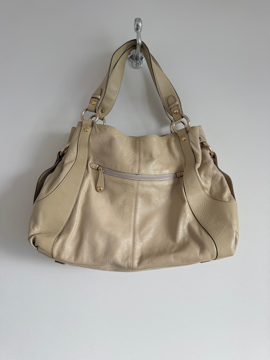 앤클라인(ANNE KLEIN) 레더 숄더백(큰 사이즈) 상품이미지6