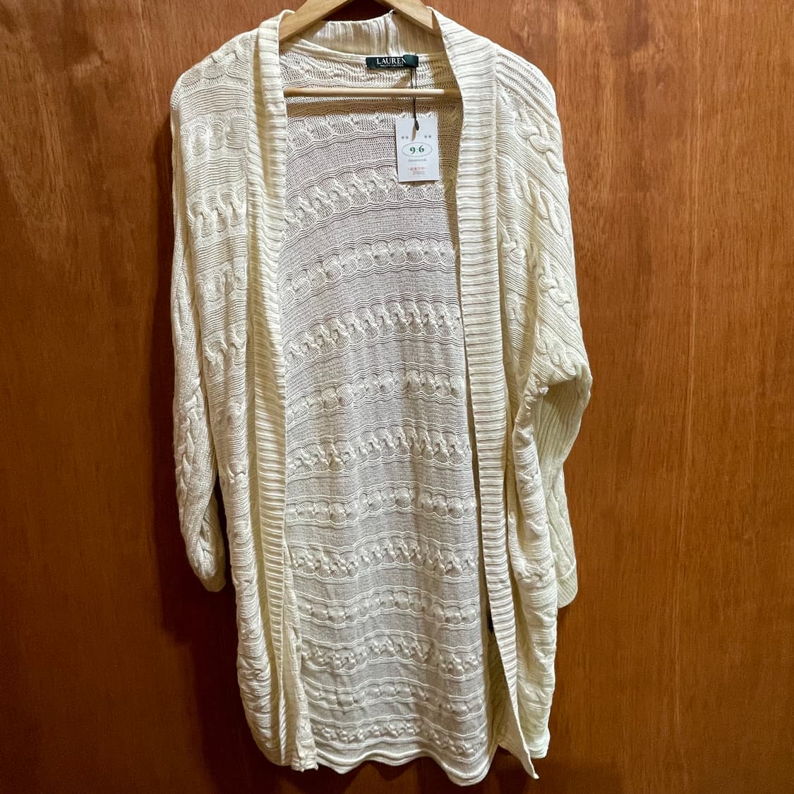 (M) Lauren 로렌 랄프 로렌 케이블 롱 니트 가디건   상품이미지3