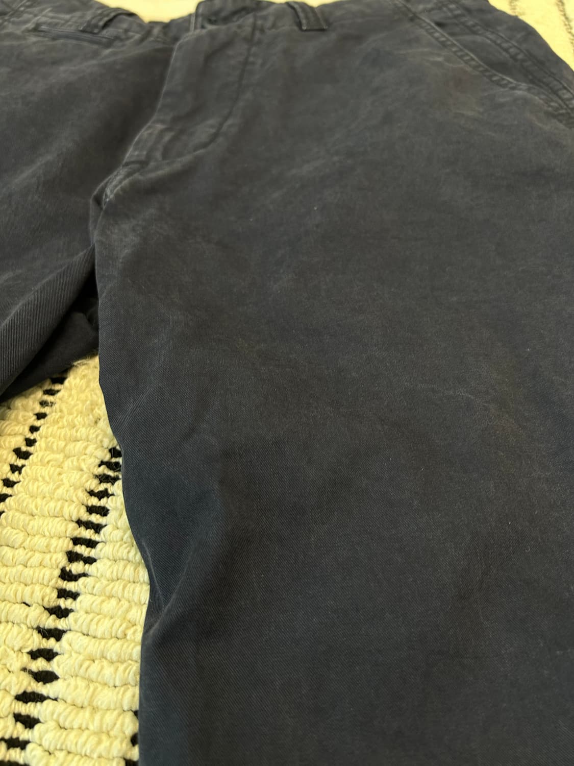 코튼 네이비 치노팬츠 (made in japan) 상품이미지3