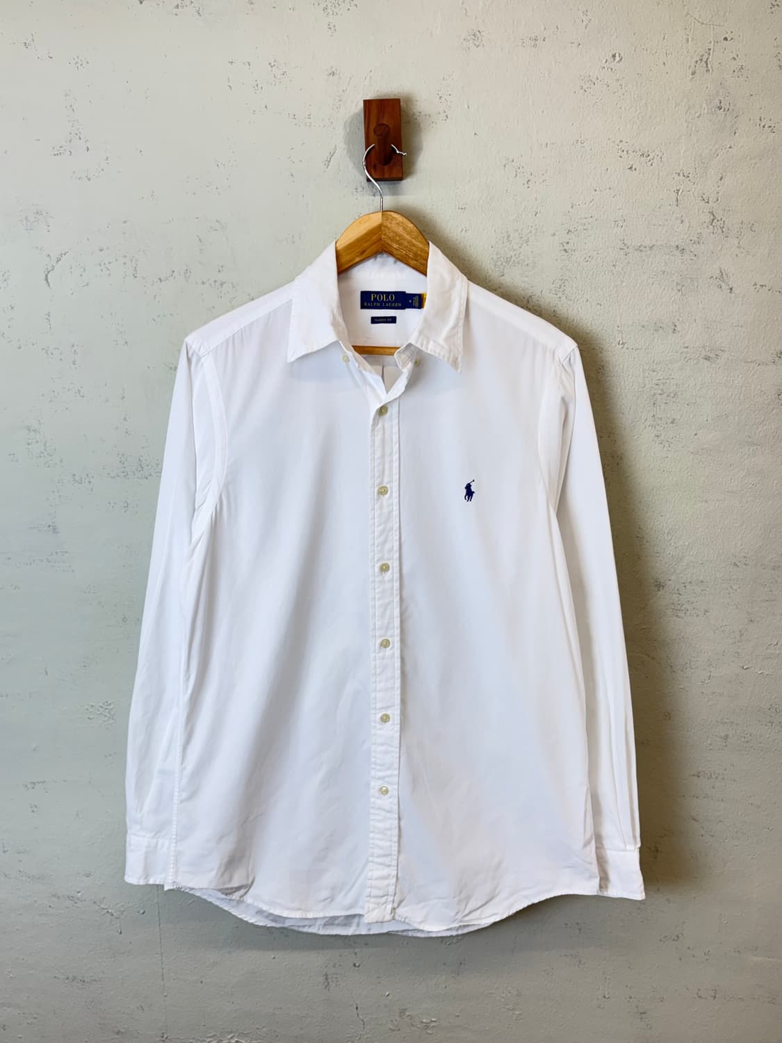 폴로랄프로렌 큐알 인증 화이트 옥스포드 셔츠 상품이미지1