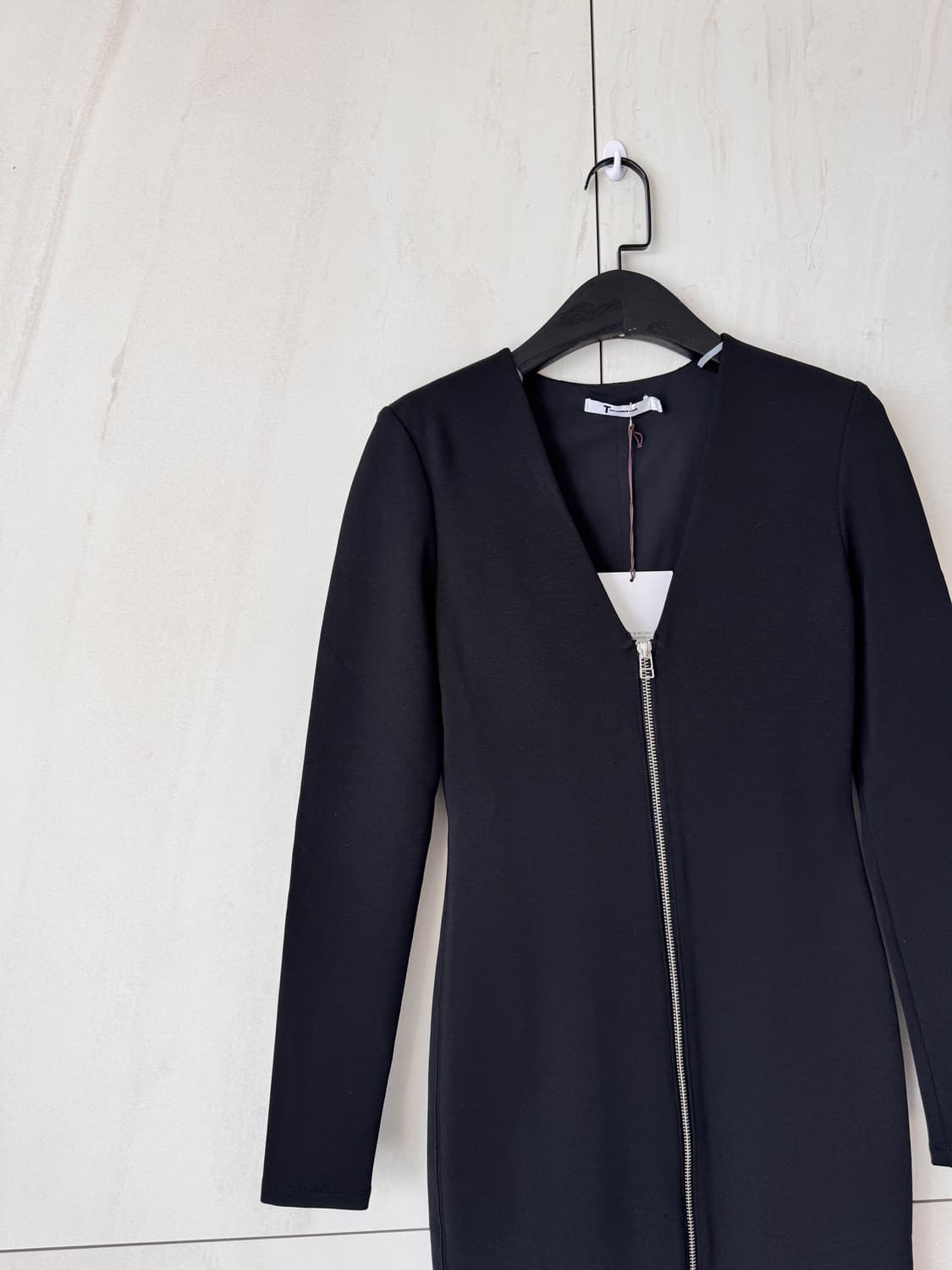 새상품 ALEXANDER WANG 알렉산더왕 블랙 지퍼 원피스(44,55 상품이미지8