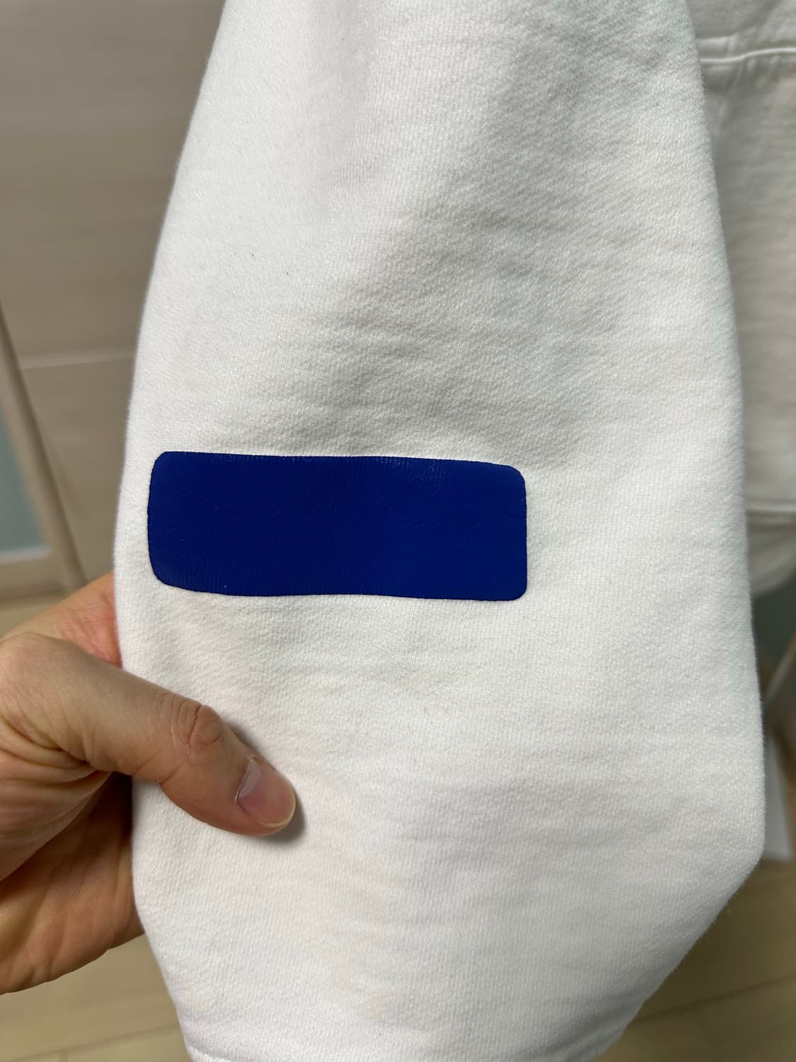 스톤아일랜드X슈프림 콜라보 화이트 리플렉티브 후드티 Xl 상품이미지7