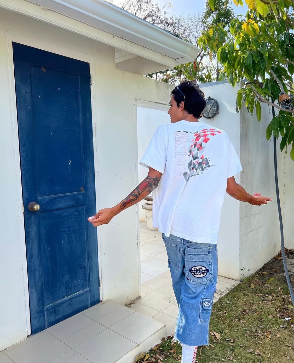 90s 빈티지 말보로 레이싱 티셔츠 상품이미지1