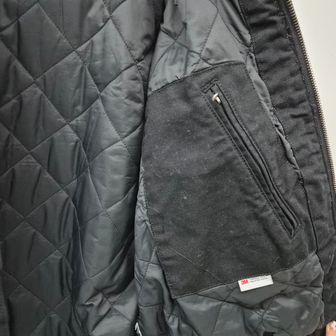 칼하트 블랙 액티브 후드 자켓 남녀공용 M 상품이미지7