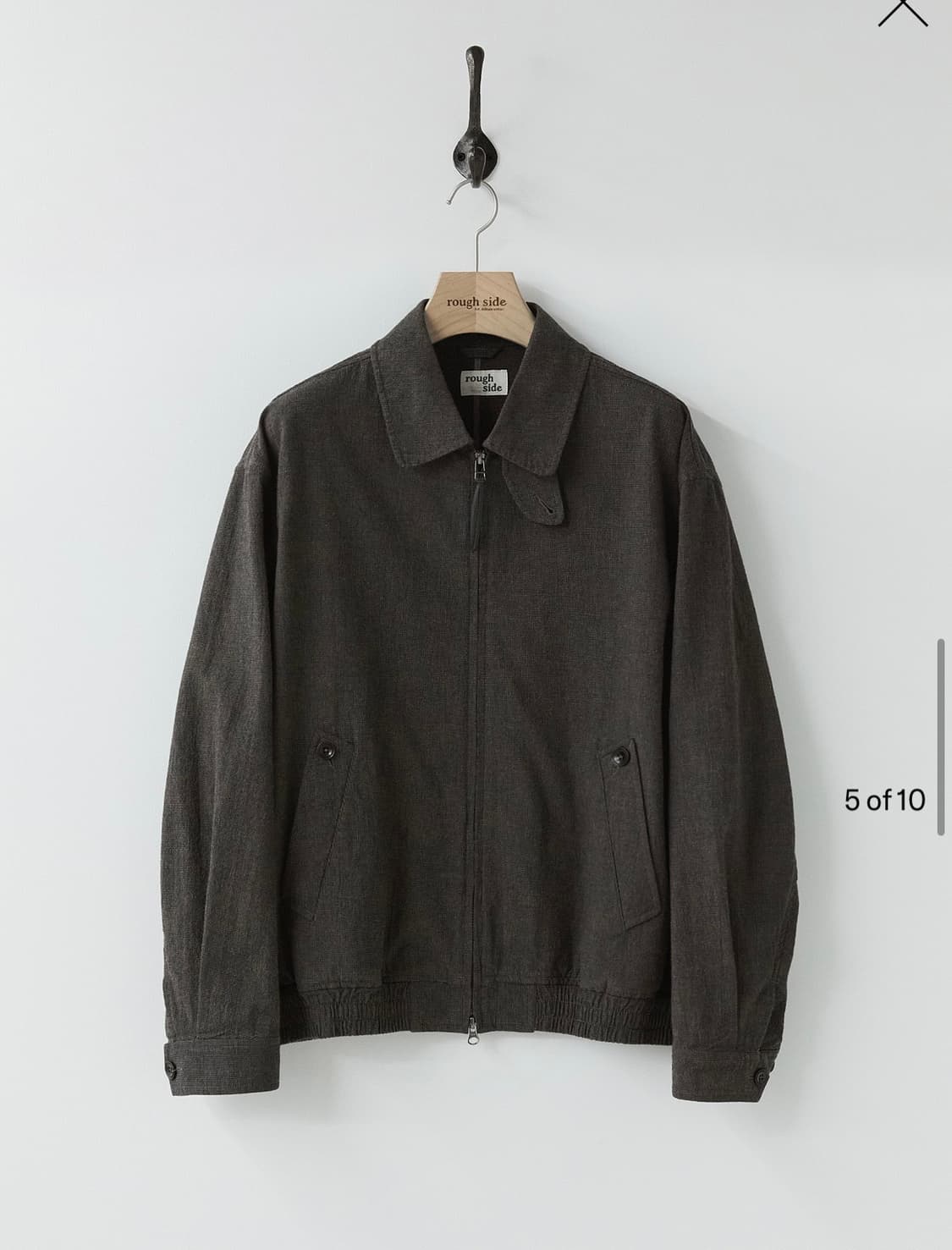 러프사이드 스윙자켓 애쉬블랙 2사이즈 상품이미지1