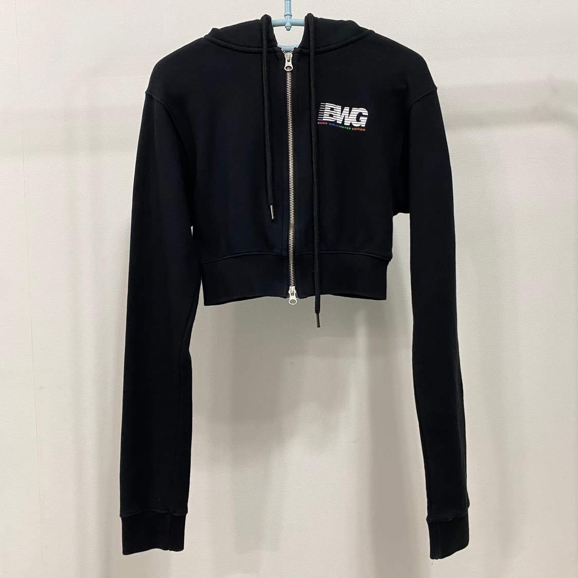 본투윈 크롭 후드 집업 상품이미지1