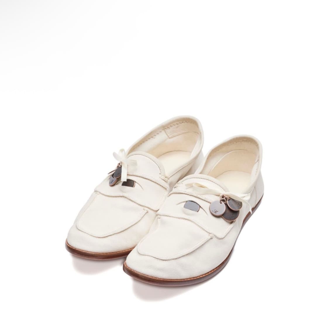 [US 9] 수이코크 X 미도리카와 코인 로퍼 화이트 상품이미지2