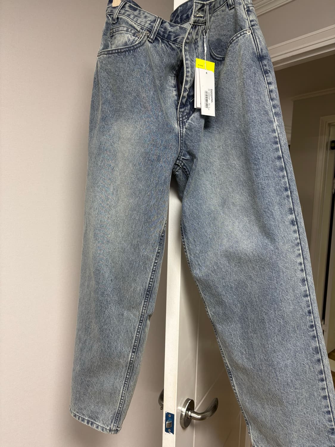 디스이즈네버댓 릴렉스드진 워시드블루 M 상품이미지2