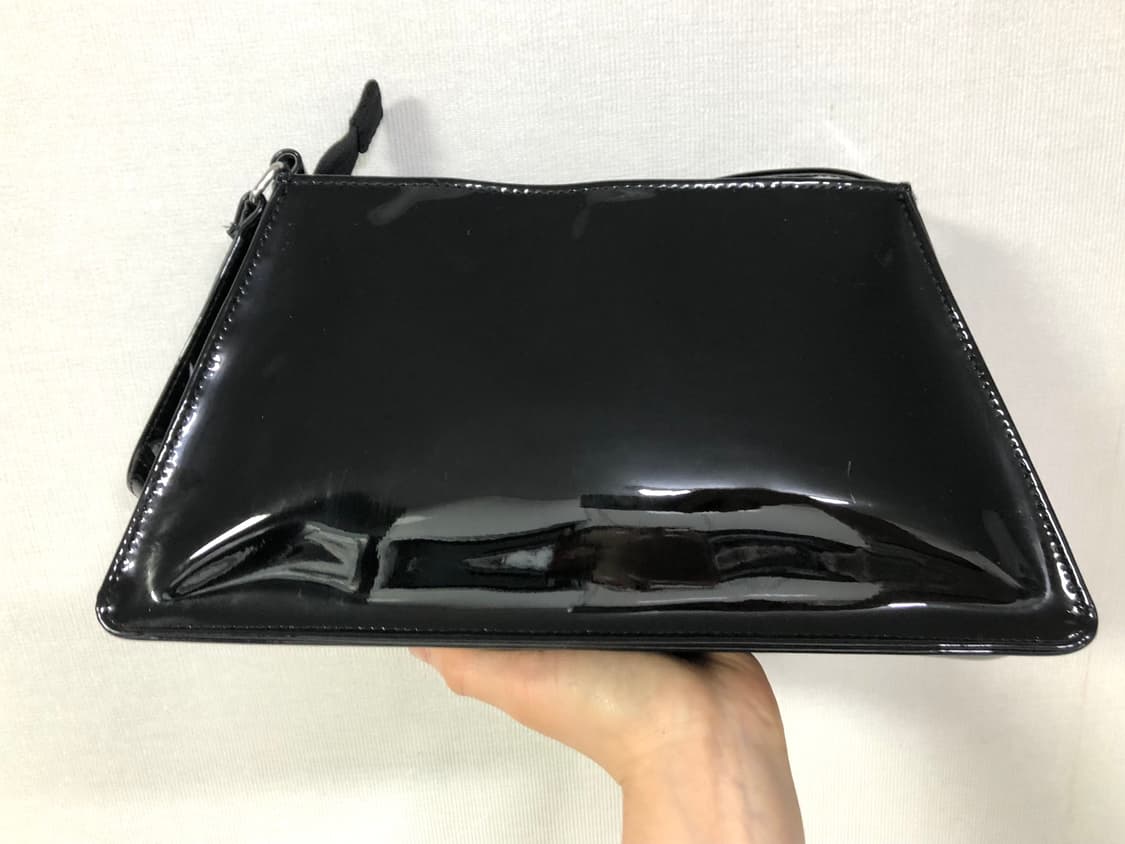 아디다스 오리지널 에나멜 글로시 미니 숄더 토트백 _ 블랙 상품이미지3