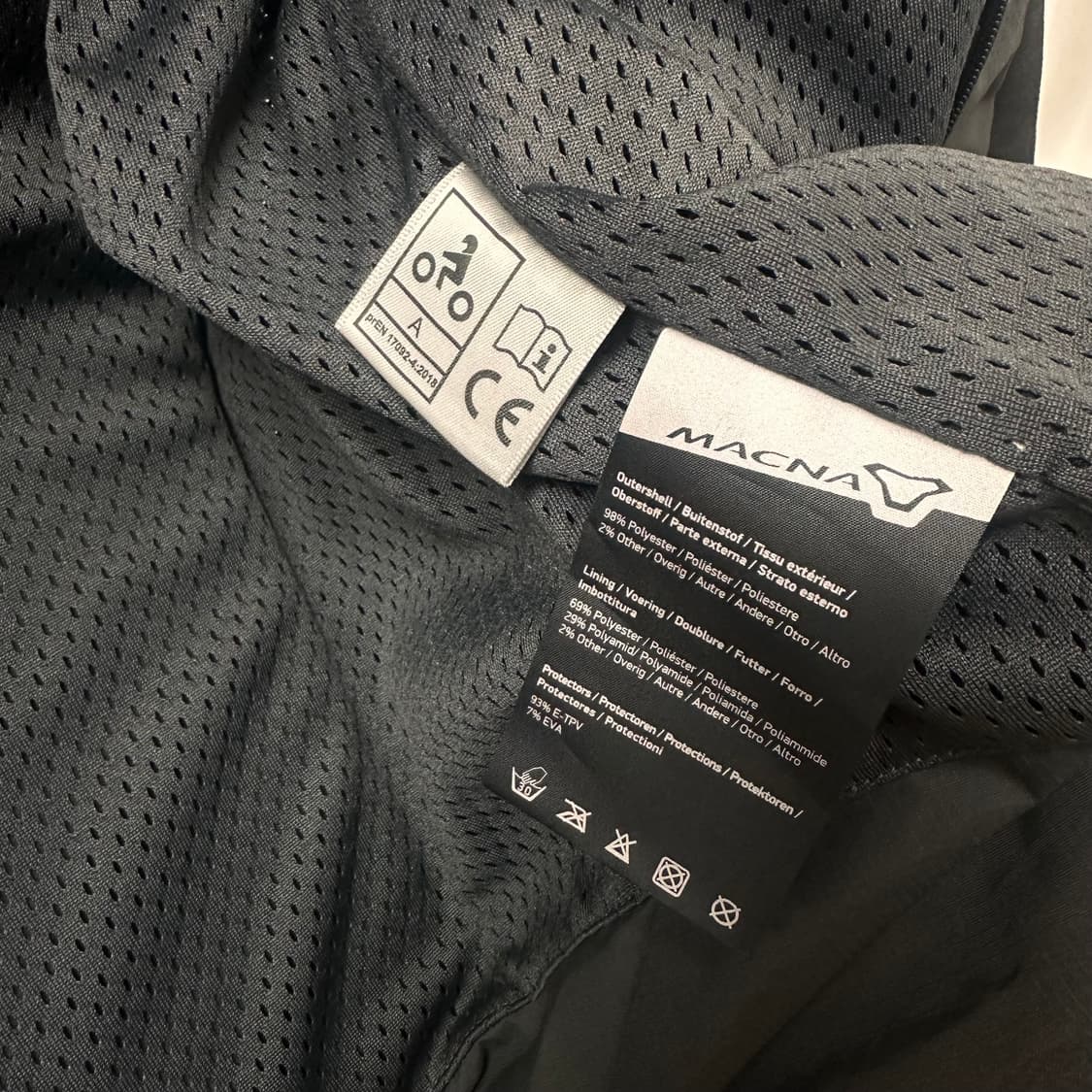 MACNA 마크나 블랙 오토바이 자켓 XL사이즈 J41 상품이미지10