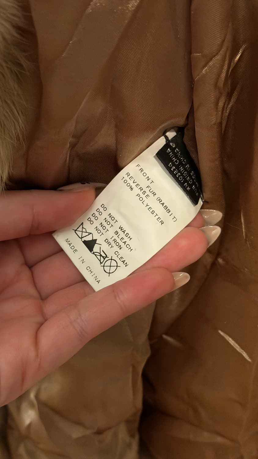 Adrienne Landau 리얼 래빗 퍼 코트 상품이미지6