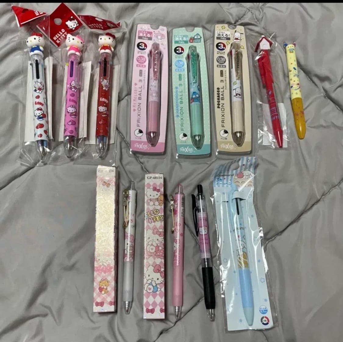 새상품) 산리오 짱구 헬로키티 우사하나 한교동 볼펜 모음 상품이미지5