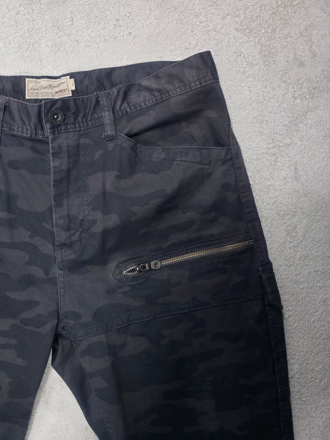 Avirex 아비렉스 밀리터리 카모 팬츠 XL 상품이미지2