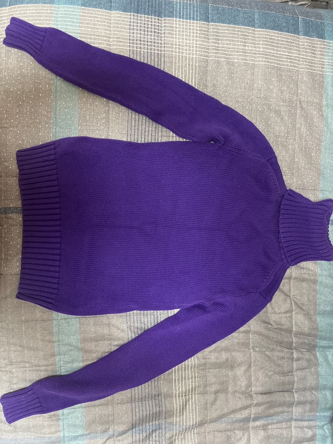 폴로 랄프로렌 터틀넥 퍼플 니트 s 상품이미지2