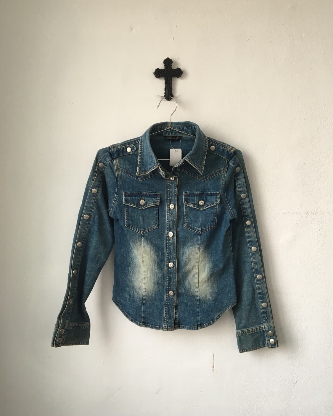 Button point denim jacket 상품이미지1