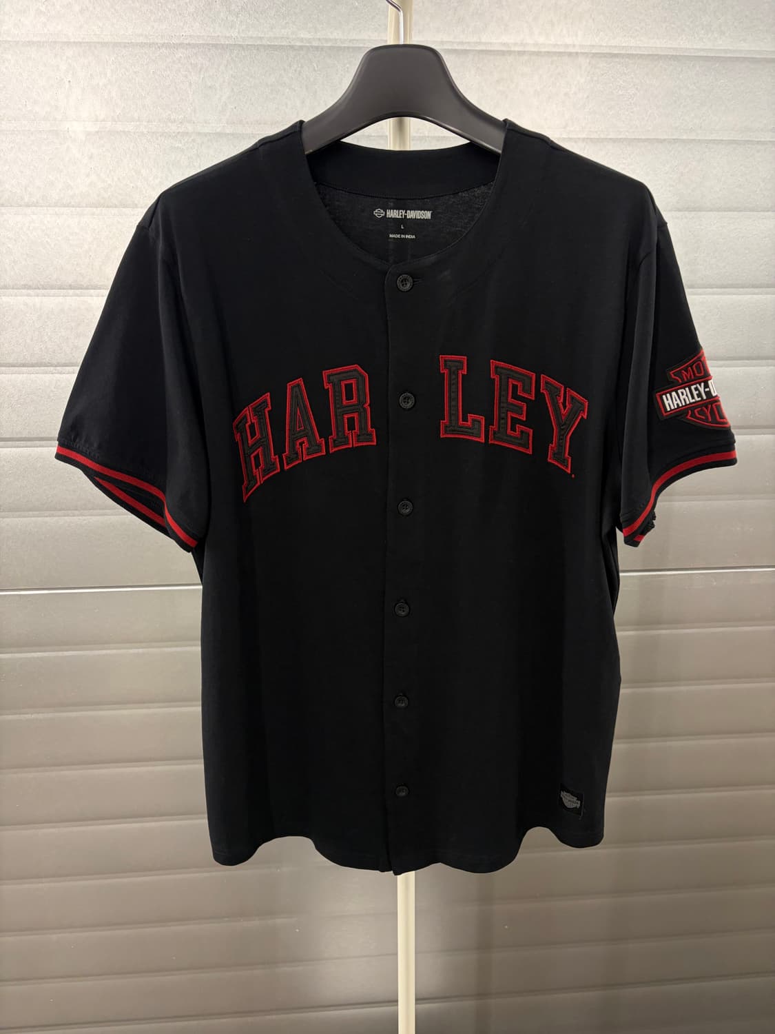 Harley Davidson baseball shirt L 상품이미지2