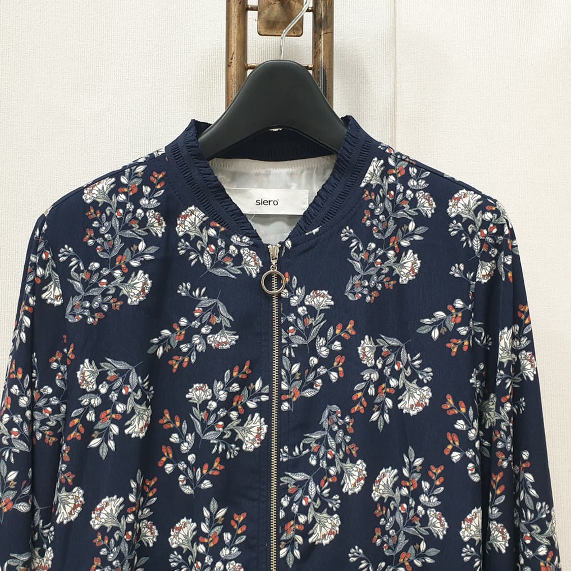 시에로 플라워 패턴 블루종 점퍼 85 상품이미지2