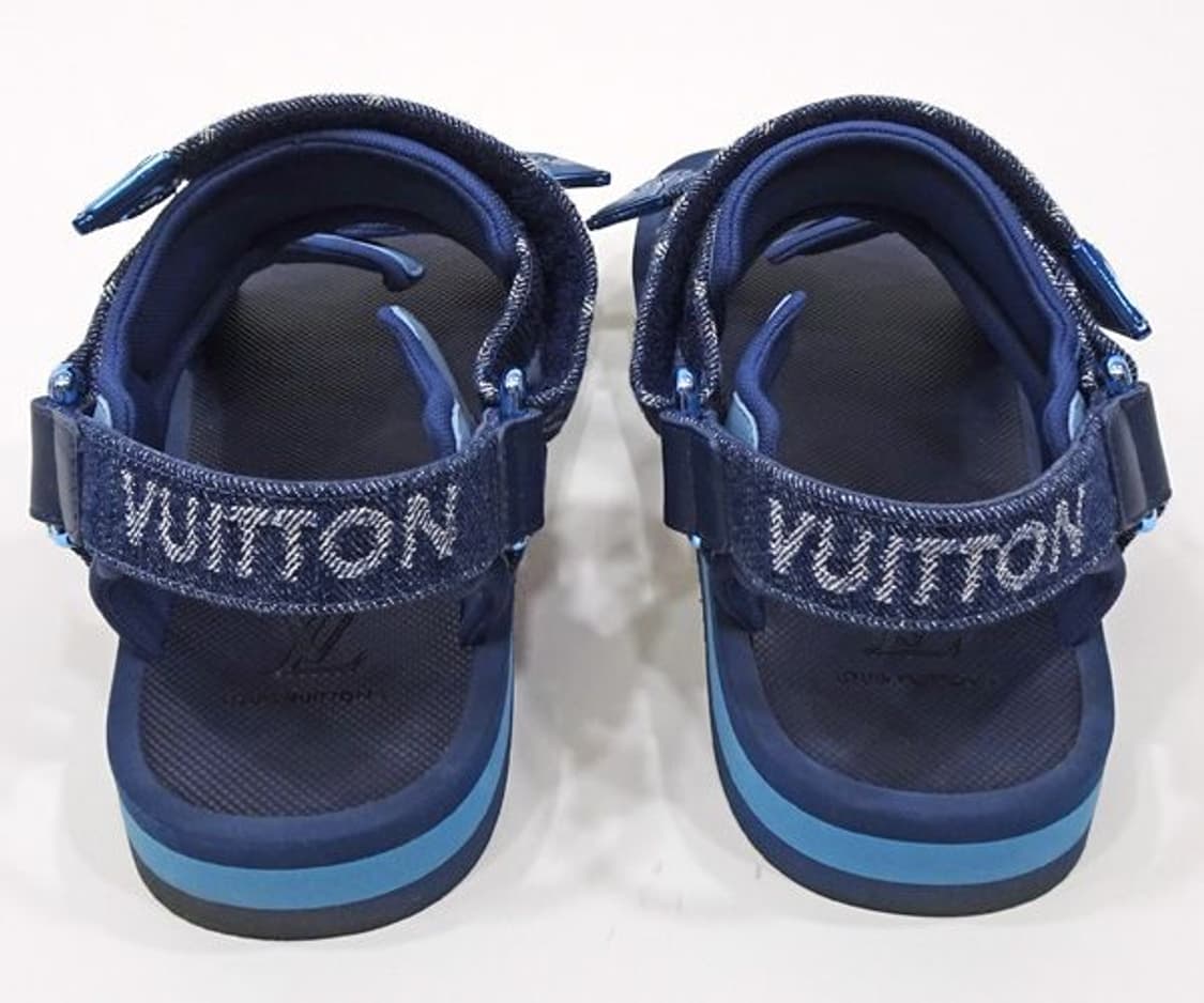 [S급,당일배송] 루이비통 호놀룰루 라인 모노그램 데님 샌들 
 상품이미지4