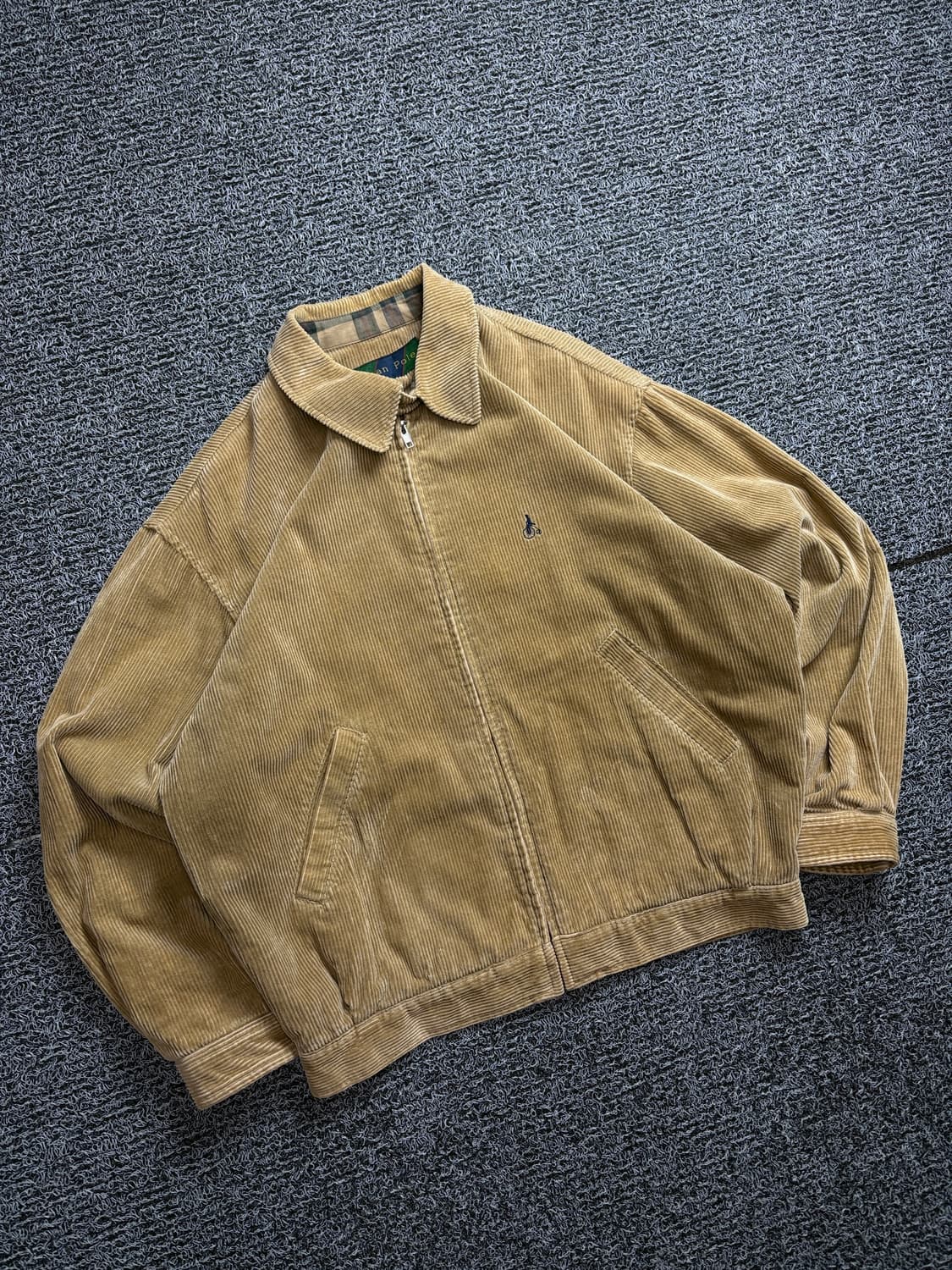 빈폴 코듀로이 아메카지 해링턴 자켓 브라운 2075 상품이미지1