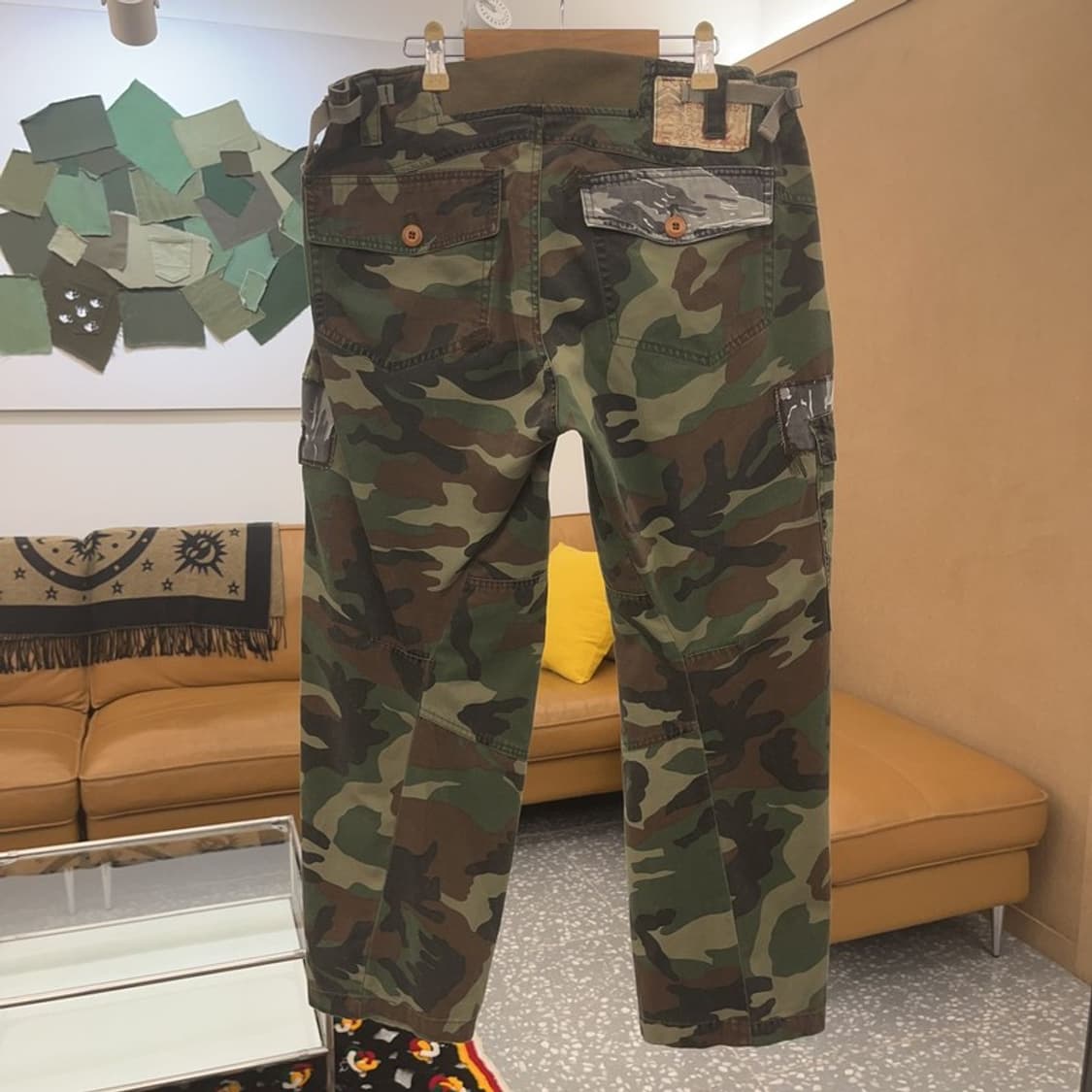 TANKUS 아메카지 카모플라주 밀리터리 스트랩 카고팬츠 L C06543 상품이미지4