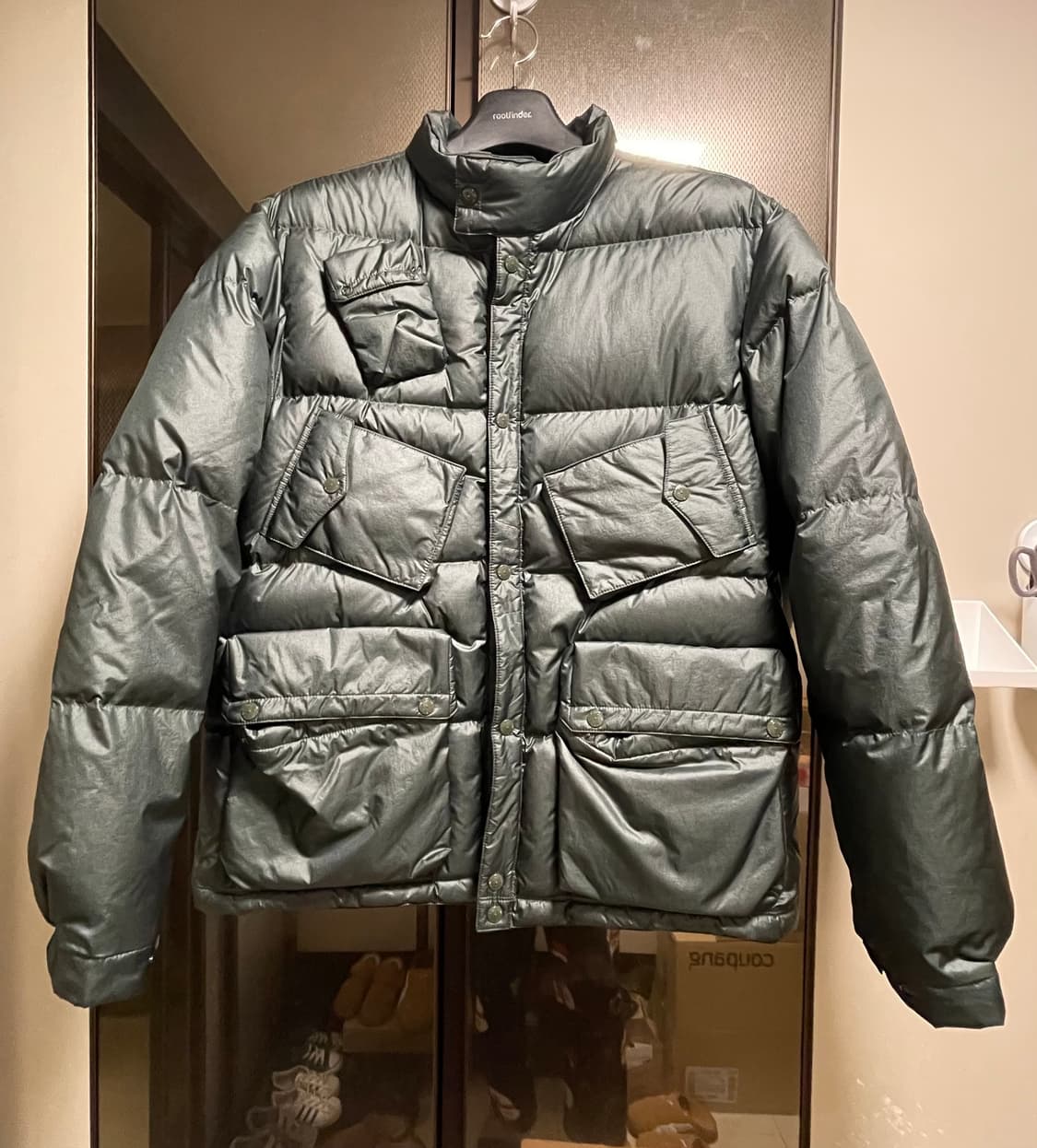 이스트로그 c-1 다운 패딩 자켓 L 카키 상품이미지1