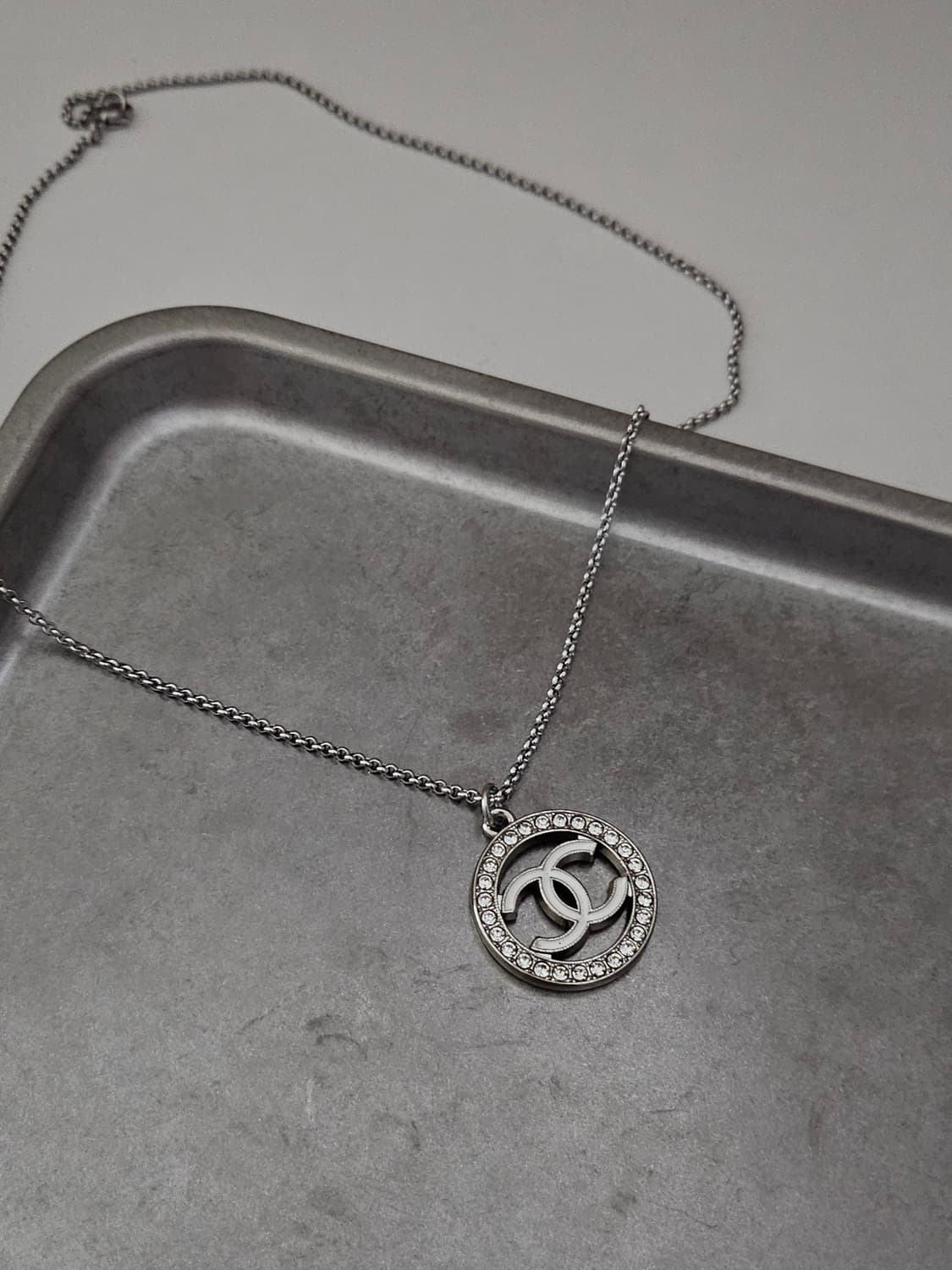 66 샤넬 빈티지 정품 목걸이 업사이클링 써지컬체인 상품이미지2