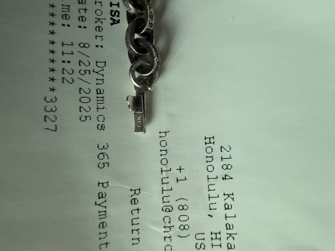 크롬하츠 페이퍼체인 24인치 상품이미지6