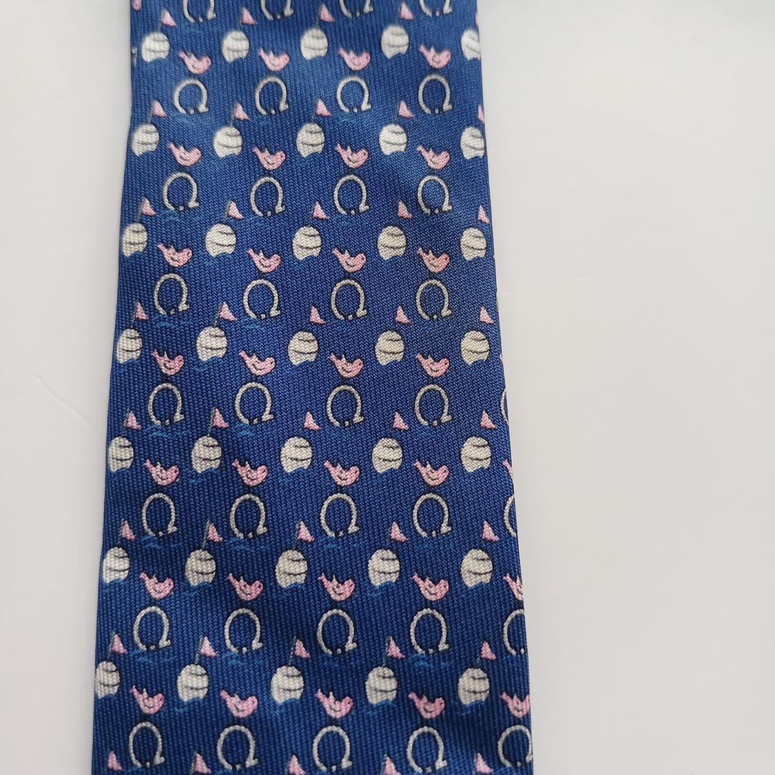 페라가모 실크 네이비 간치니 넥타이 8.8cm A~B등급 A18694
 상품이미지7