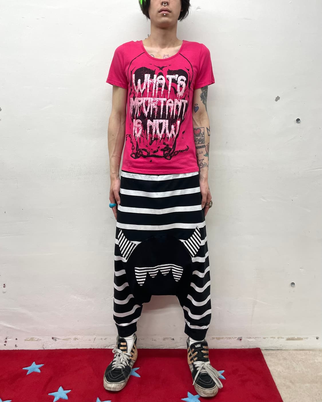Big Skull Blood Pink T-shirt 상품이미지3