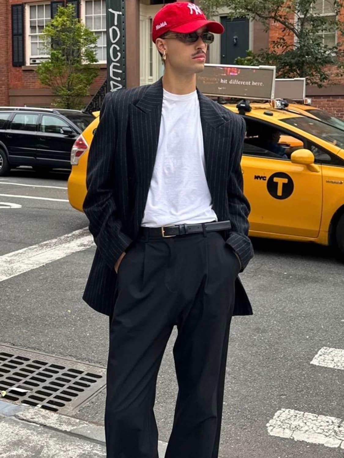 빈티지-조르지오 아르마니 빈티지 파워숄더 3버튼 블레이저 상품이미지2