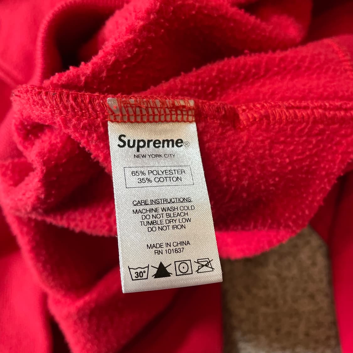 슈프림 스펠로고 후드티 상품이미지5