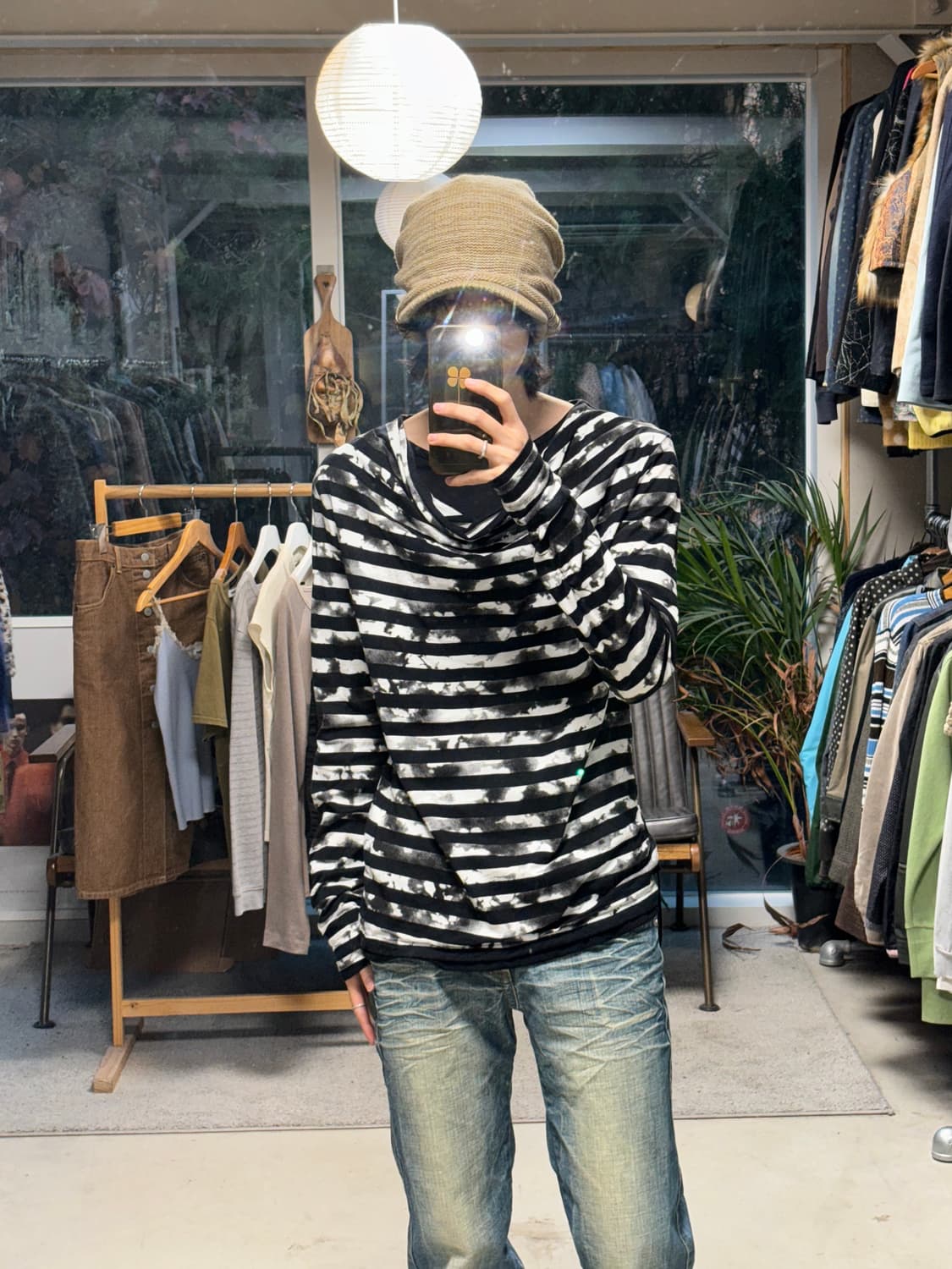 Jpn 피어싱 니트캡 상품이미지2