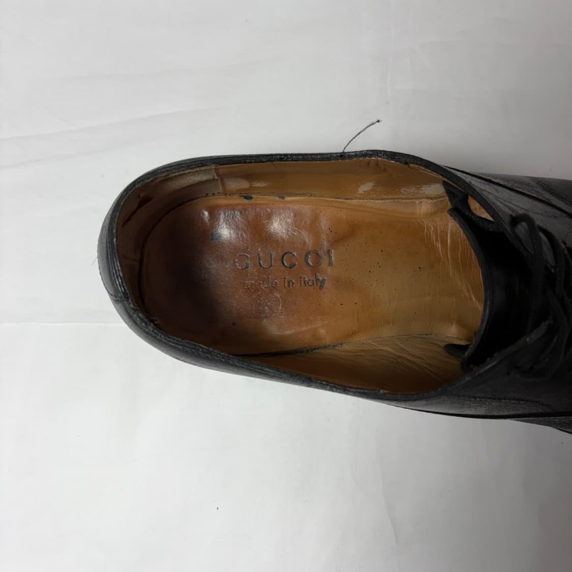 구찌 스크립트 로고 캡토 더비 슈즈 상품이미지3