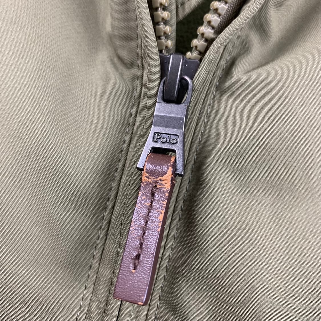 폴로 랄프로렌 포니로고 폴리쉘 페리 자켓 올리브 상품이미지4