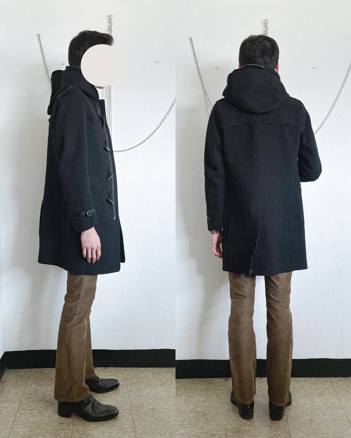 언더커버리즘 3M스카치 심실링 후드 더플코트 상품이미지10