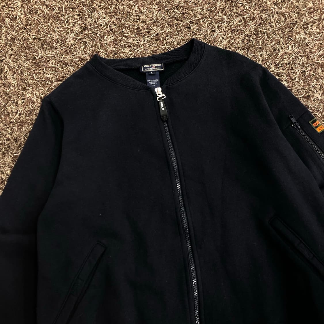 폴로 스포츠 코튼 집업 블루종 자켓 상품이미지2