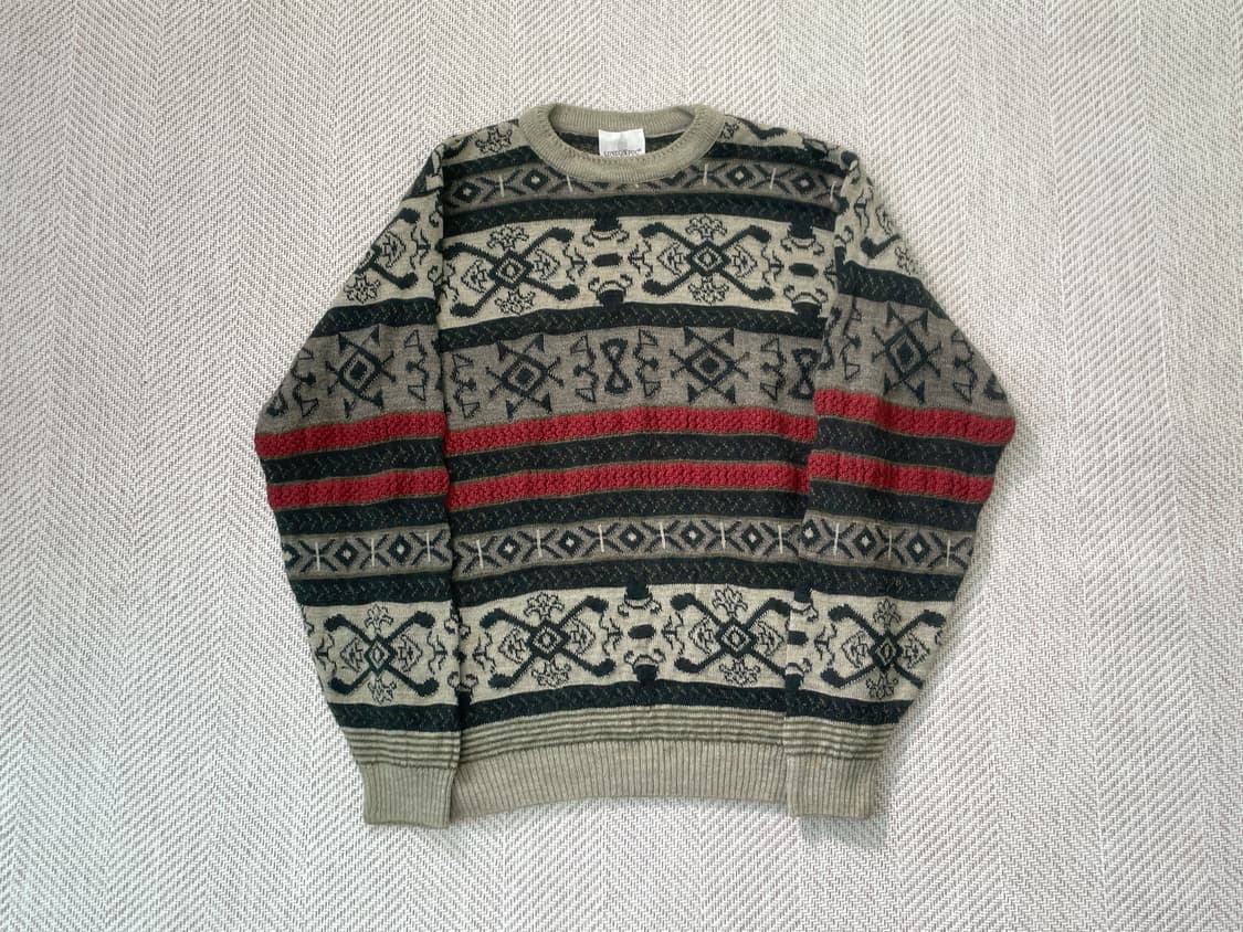 런던포그 페이즐리 니트  J03939 상품이미지1