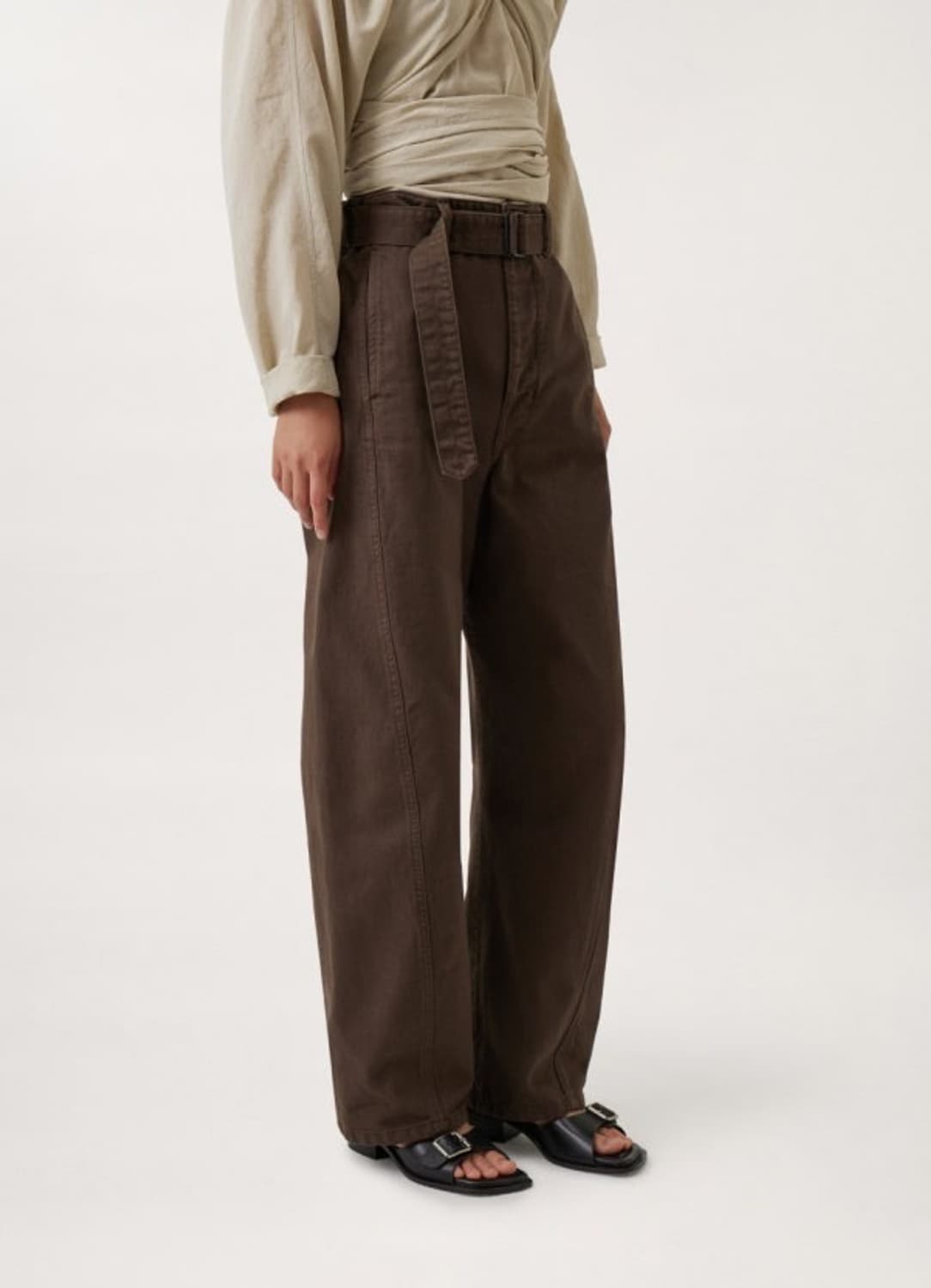 르메르 벨티드 팬츠 브라운 xs 상품이미지1