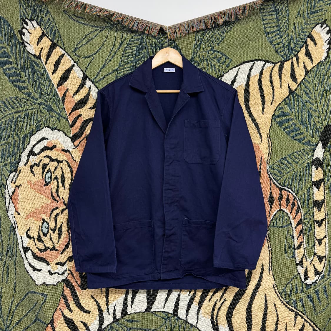 70s 빈티지 프렌치 워크 자켓 (M)   상품이미지1