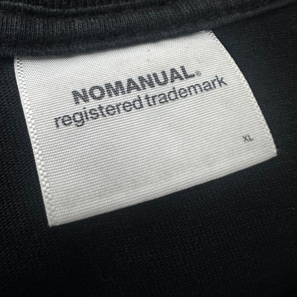 NOMANUAL 노매뉴얼 반팔티셔츠 블랙 XL 상품이미지4