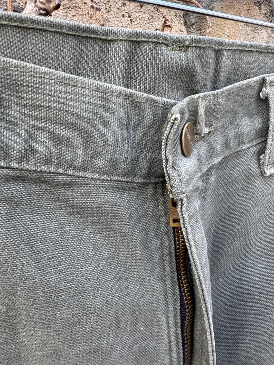 칼하트 빈티지 b11 모스그린 싱글니 카펜터 워크 팬츠 32 상품이미지6