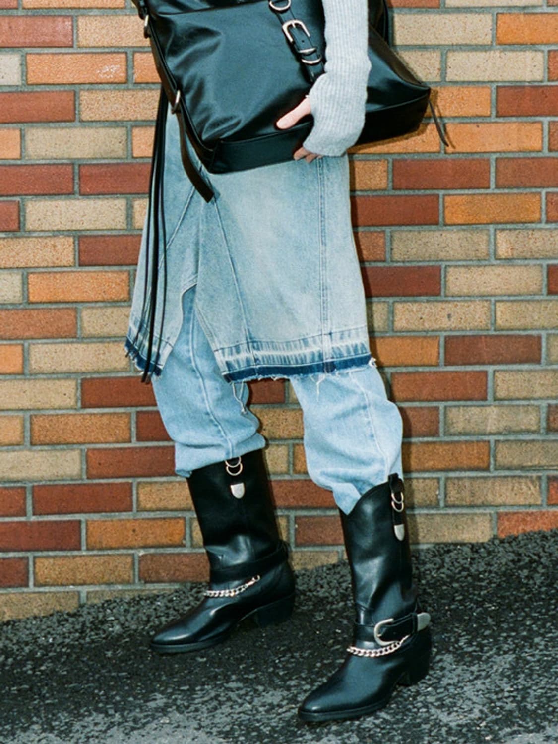 기호 khiho DIDI CHAIN WESTERN BOOTS 상품이미지4