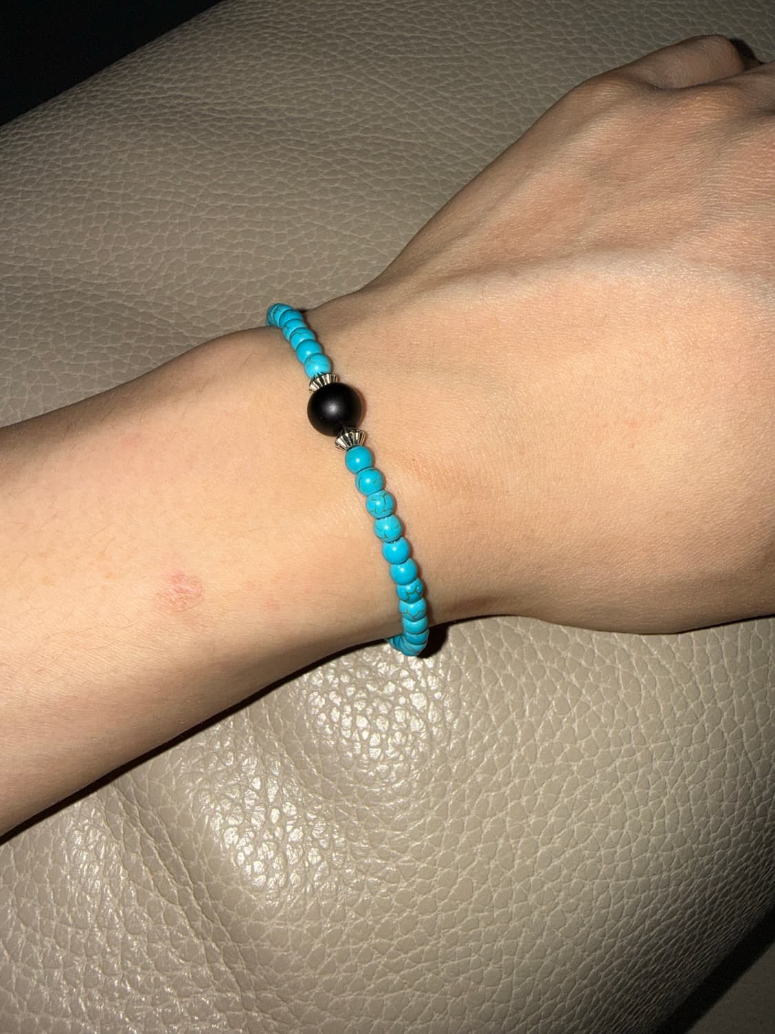 터키석 비즈 팔찌 상품이미지2
