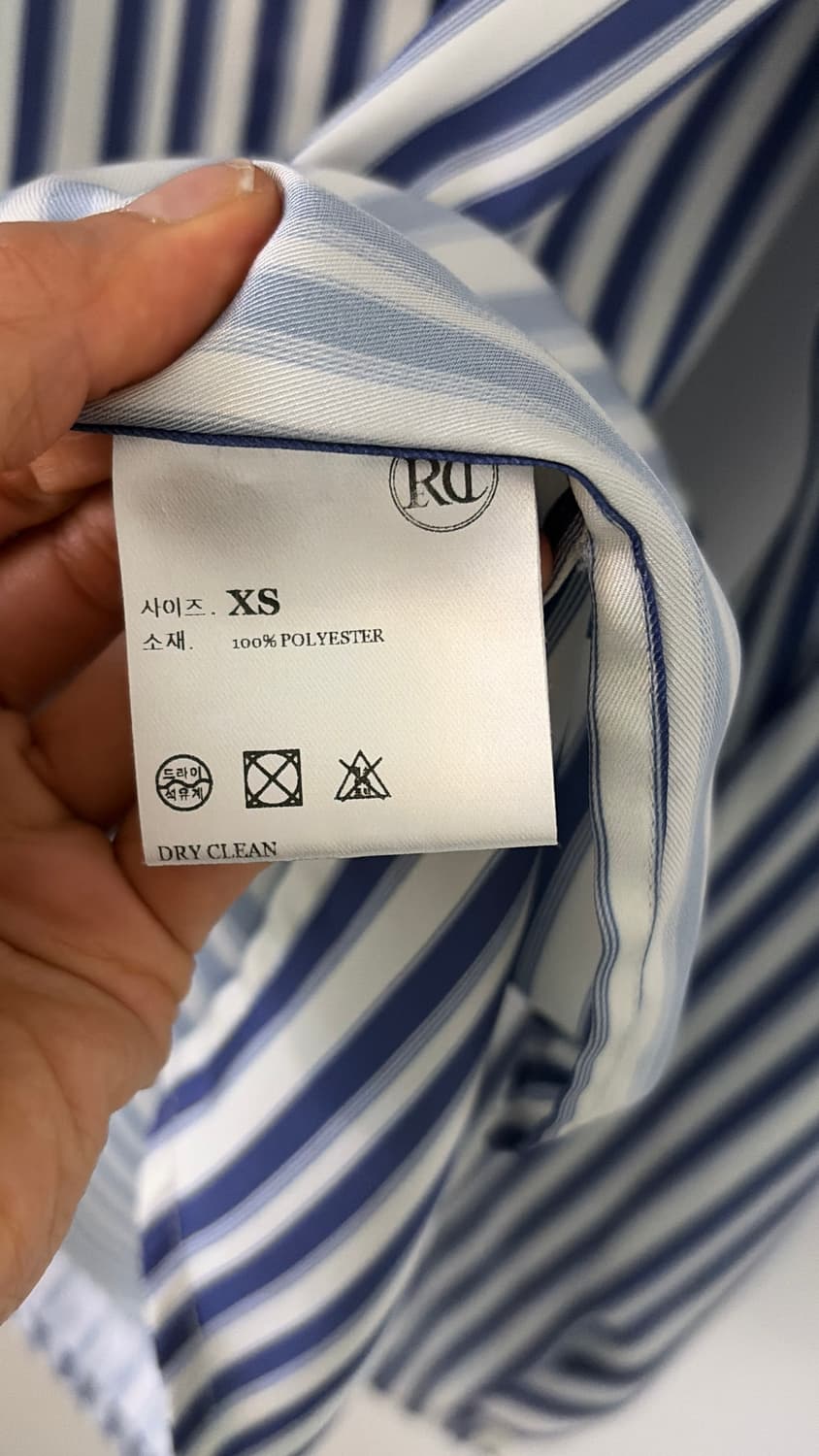 렉토 스트라이프 셔츠블라우스 44-66 정품 상품이미지5